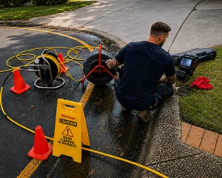 On-site drain inspection at a Kenthurst property